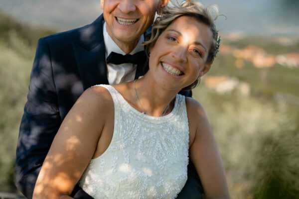 Ritratto degli sposi in Franciacorta