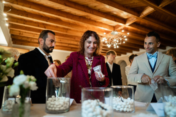 Confettata organizzata da Vivilo Franciacorta