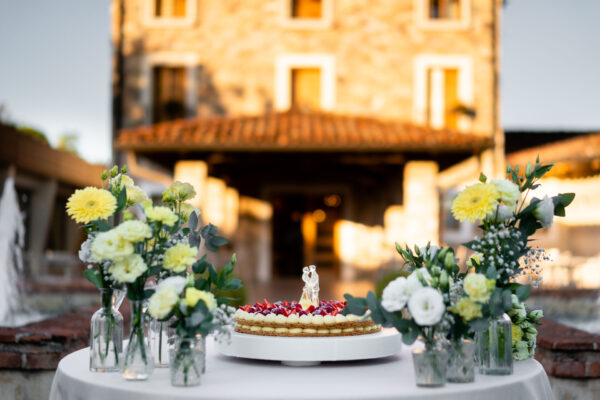 La torta nuziale in Ferghettina organizzata da Vivilo Franciacorta e Nadia Eventi